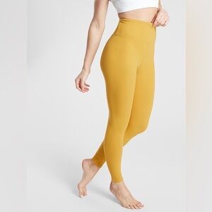 Athleta Yellow Leggings